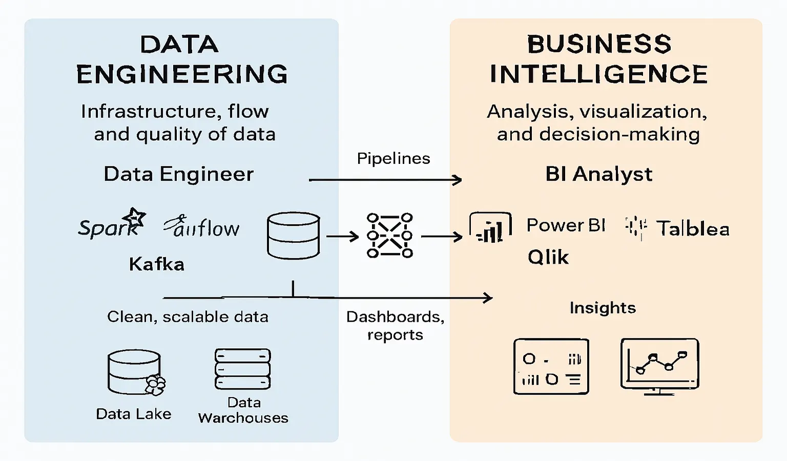 ingenieria de datos, proceso ETL, dashboard, reporteria, kpis, sql server, mysql, postgresql, sap hana